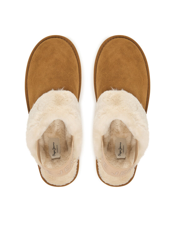 Pepe Jeans Тапочки Pepe Jeans Dissy Tape W PLS100001 Коричневий