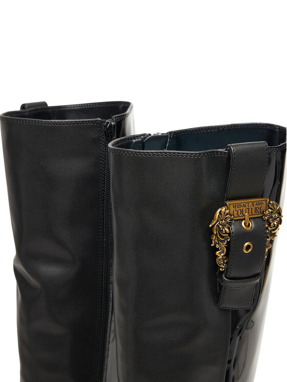 Versace Jeans Couture Чоботи Versace Jeans Couture 79VA3S65 Чорний