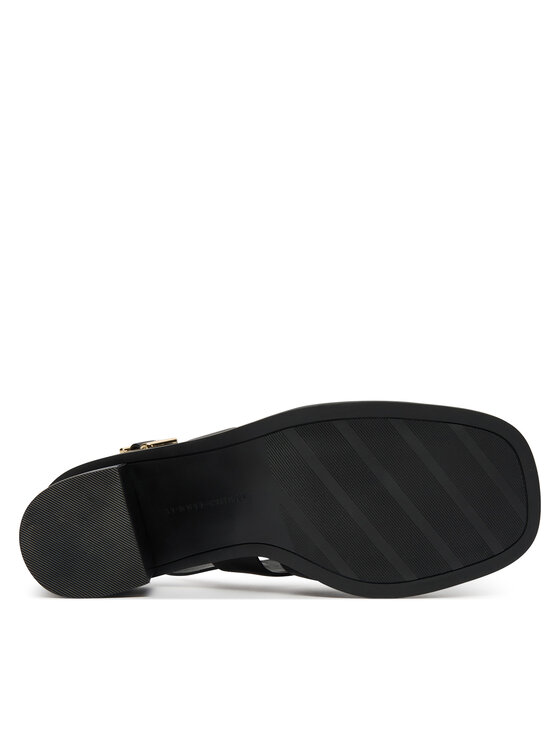 Tommy Hilfiger Sandale Tommy Hilfiger Cross Blocked Heel Sandal FW0FW09135 Negru