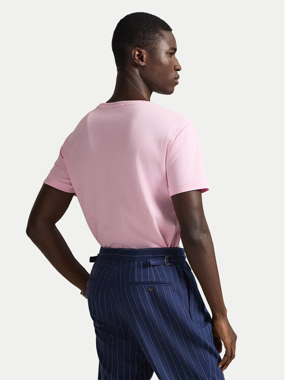 Polo Ralph Lauren Polo Ralph Lauren T-Shirt 710740727010 Ροζ Slim Fit