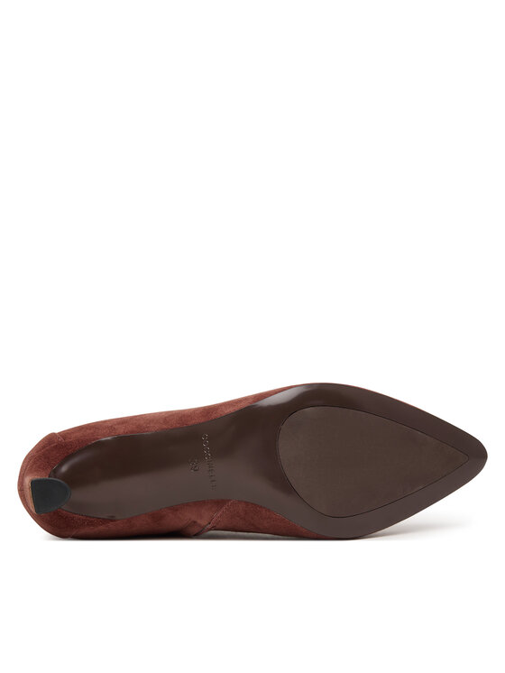 Coccinelle Botki Coccinelle C-look Suede E4 VTL 11 01 01 Brązowy