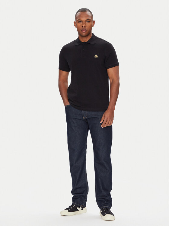 Moose Knuckles Moose Knuckles Polo Everett M34MT712G Crna Regular Fit
