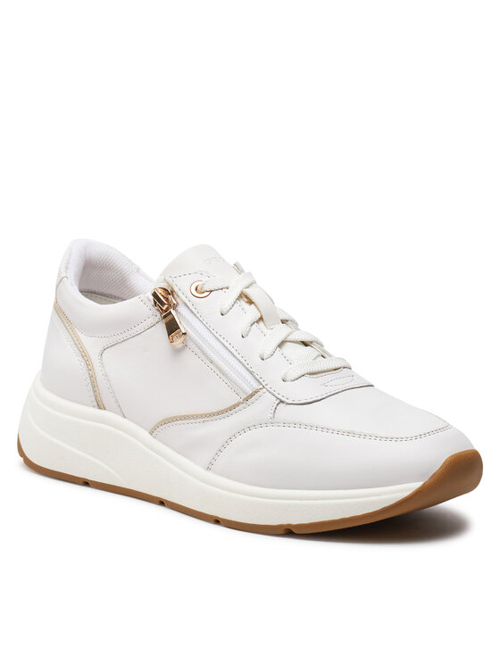 Geox Sneakersy Geox D Cristael D45MXE 00085 C1000 Bílá