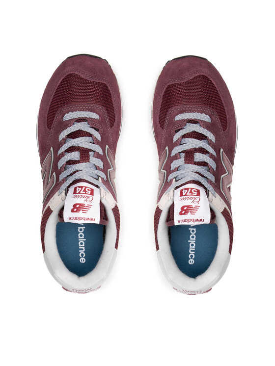 New Balance Sneakersy New Balance ML574EGB Bordowy