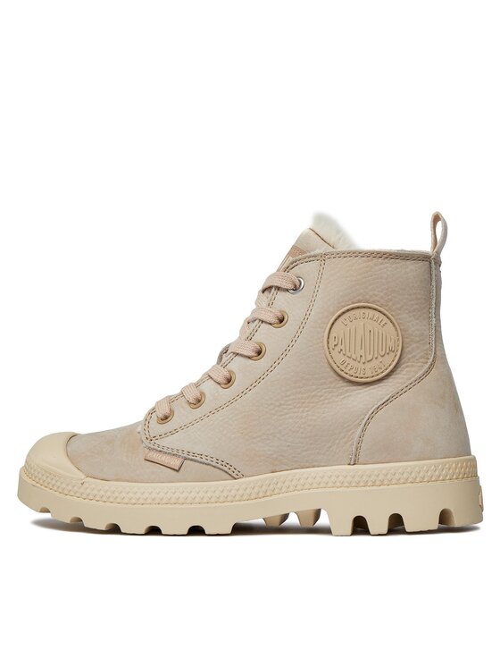 Palladium Turistická obuv Palladium Pampa Hi Zip Wl 95982-271-M Béžová