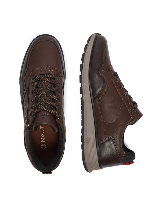 Nautica Sneakersy Nautica CEO-RONNIE-01 Hnedá