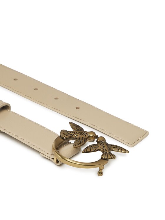 PINKO Ženski remen Pinko Love Berry H3 Belt PE 23 PLT01 100125 A0F1 Bež