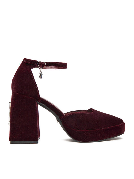 Juicy Couture Туфлі Juicy Couture EO-W2SH59501A Бордовий