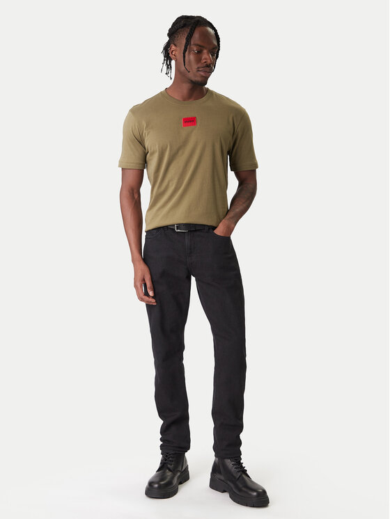 HUGO HUGO Футболка Diragolino 50447978 Хакі Regular Fit