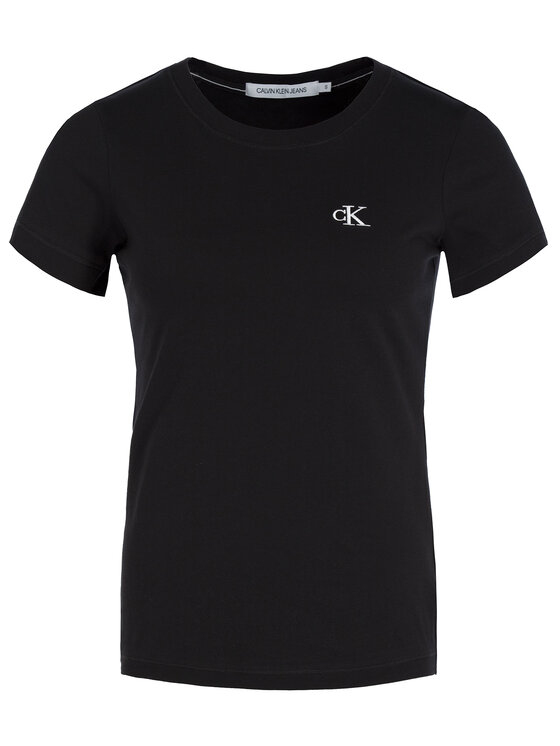 Calvin Klein Jeans Calvin Klein Jeans T-shirt J20J212883 Crna Regular Fit