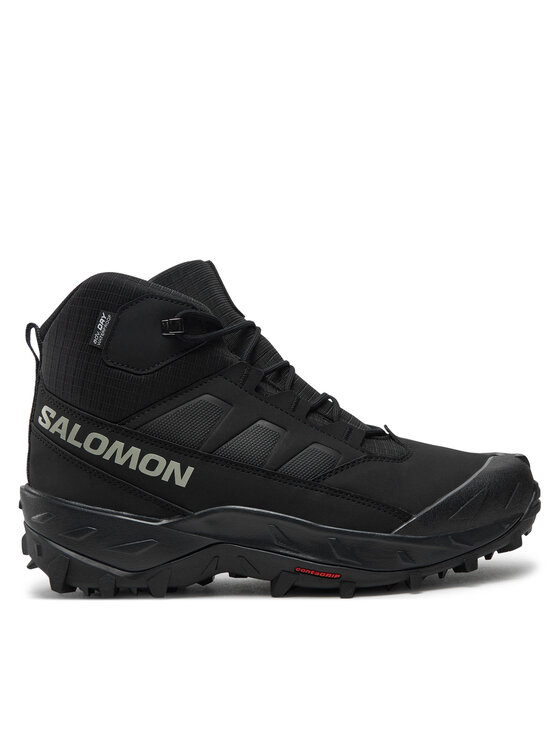 Salomon Bakancs Salomon Crosstrak Waterproof L47570200 Fekete