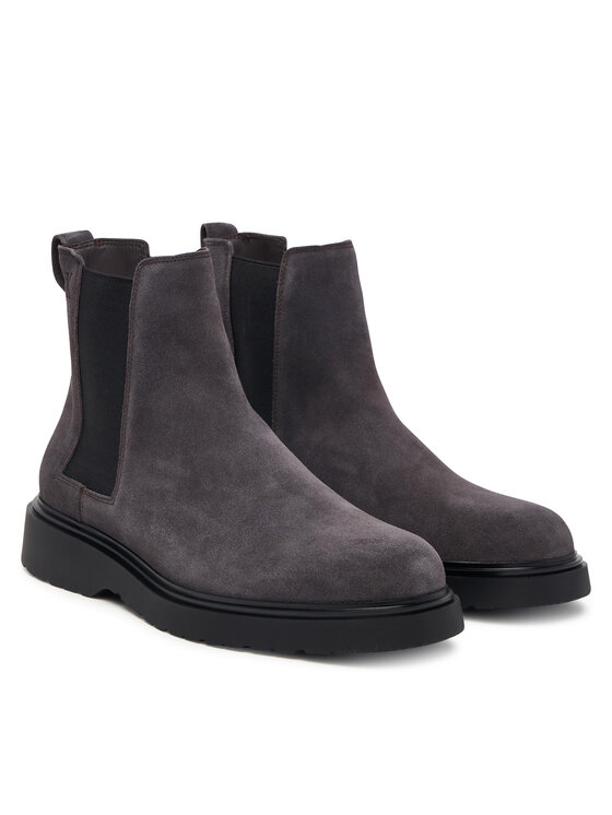 Calvin Klein Ghete Jodhpur Calvin Klein Combat Ess Chelsea Boot Su YM0YM01372 Maro închis