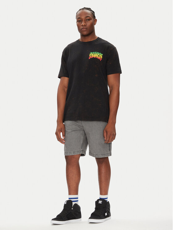 DC Shoes DC Shoes Marškinėliai ADYZT05450 Juoda Heritage Fit