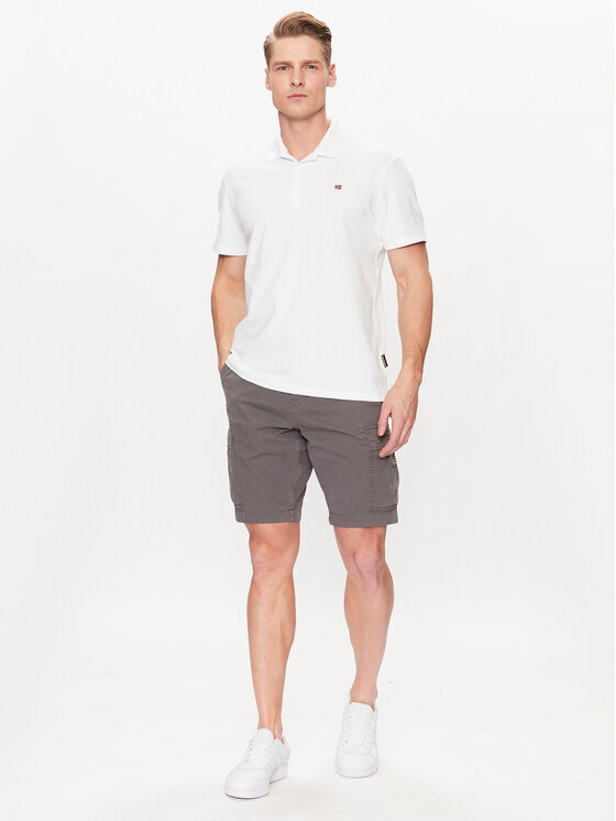 Napapijri Napapijri Поло Ealis NP0A4H8B Білий Regular Fit