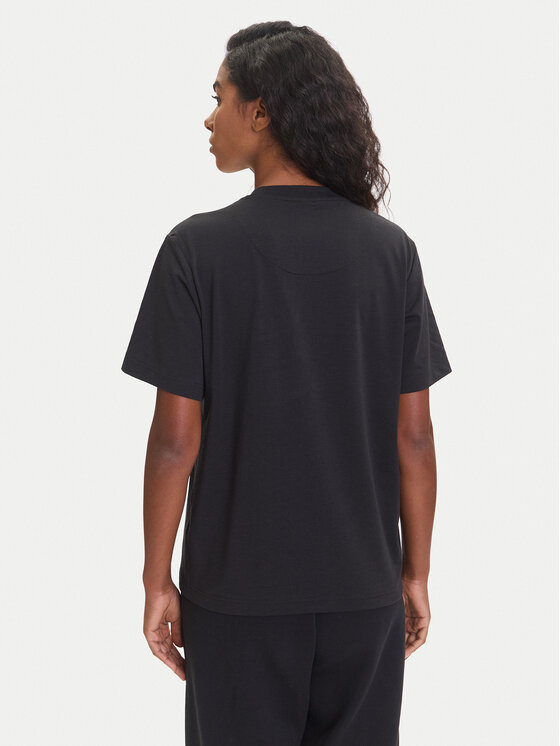 adidas by Stella McCartney adidas by Stella McCartney Футболка True Casuals HR9170 Чорний Regular Fit