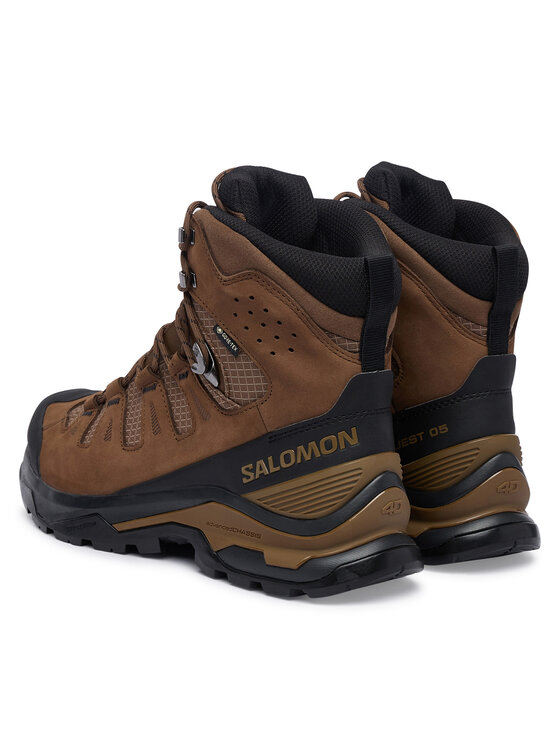 Salomon Trekking čevlji Salomon Quest 5 Gtx M GORE-TEX L49138500 Rjava
