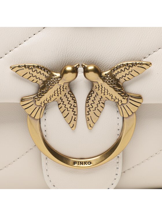 PINKO Torebka PINKO Love Mini Puff Cl PE 23 PLTT 100039 A0F2 Écru