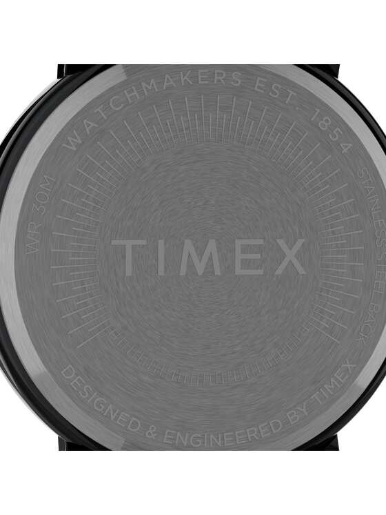 Timex Ρολόι Timex Originals T2N794 Μαύρο