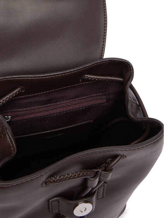 Calvin Klein Rucsac Calvin Klein Bold Ck Flap Mini Backpack LV04F3893G Maro închis