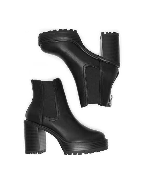 Nine West Škornji Nine West WFA3374-1 Črna