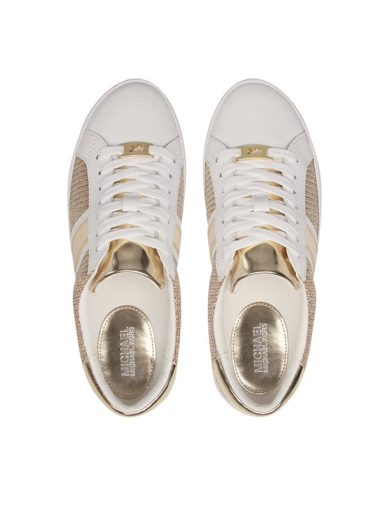 MICHAEL Michael Kors Сникърси MICHAEL Michael Kors Irving Stripe Lace Up 43R2IRFS2D Златист