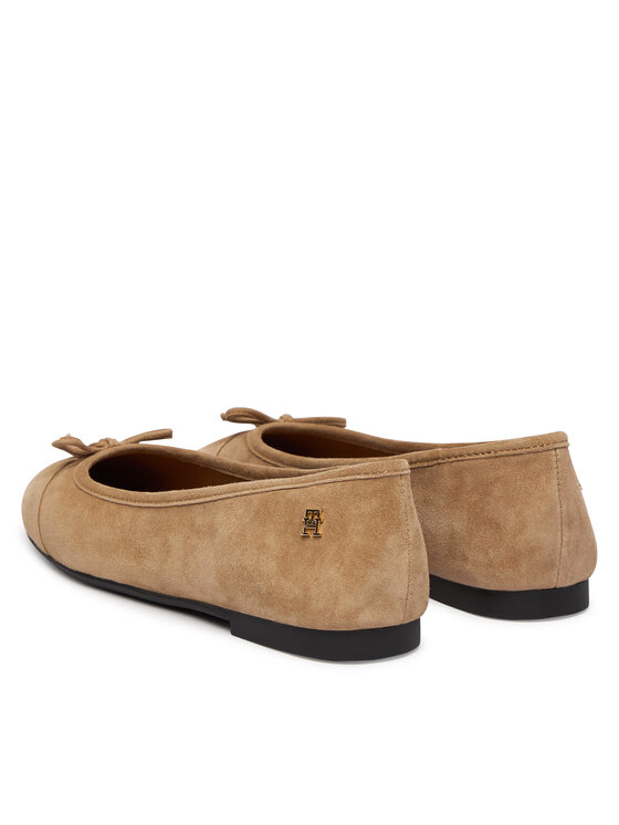 Tommy Hilfiger Balerīnas Tommy Hilfiger FW0FW09357 Bēšs