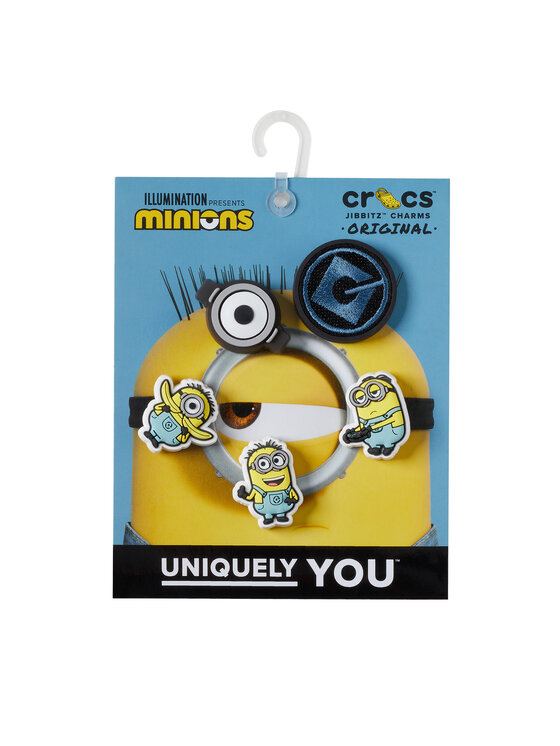 Crocs Cipő dekoráció Crocs Jibbitz Minions 5pck 10012725 Színes