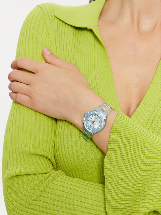 Casio Годинник Casio Lady Translucent LRW-200HS-2EVEF Блакитний