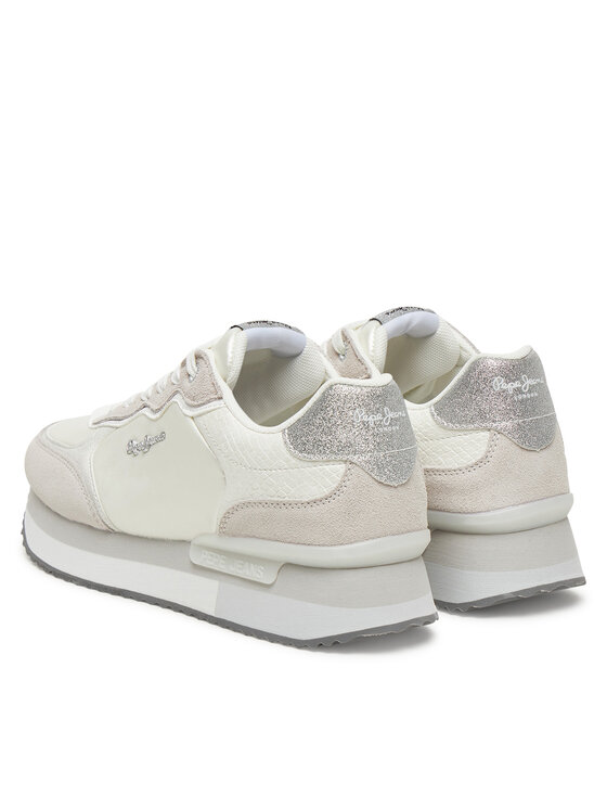 Pepe Jeans Sneakers Pepe Jeans Rusper Shine PLS60033 Bianco