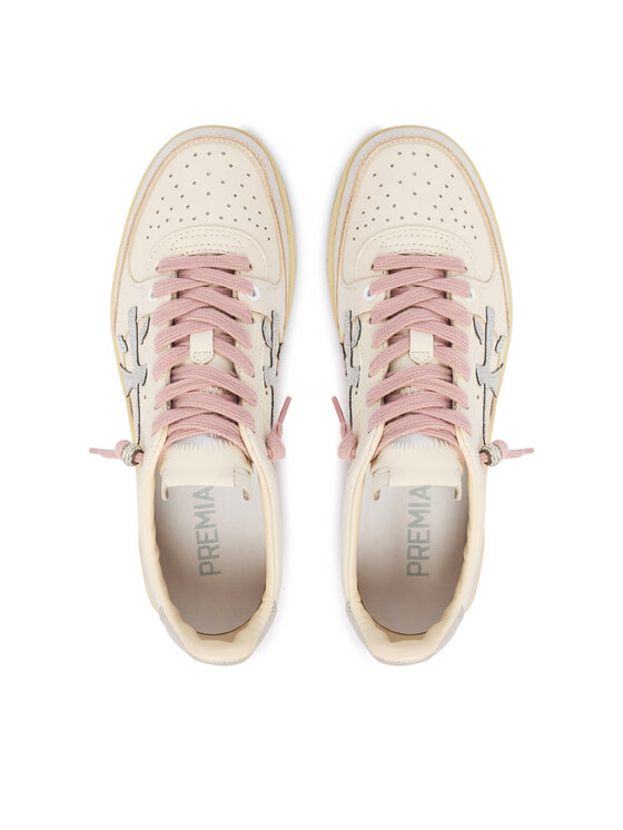 Premiata Sneakersy Premiata Bsktclad Bskt Clayd Var 8467 Kremowy