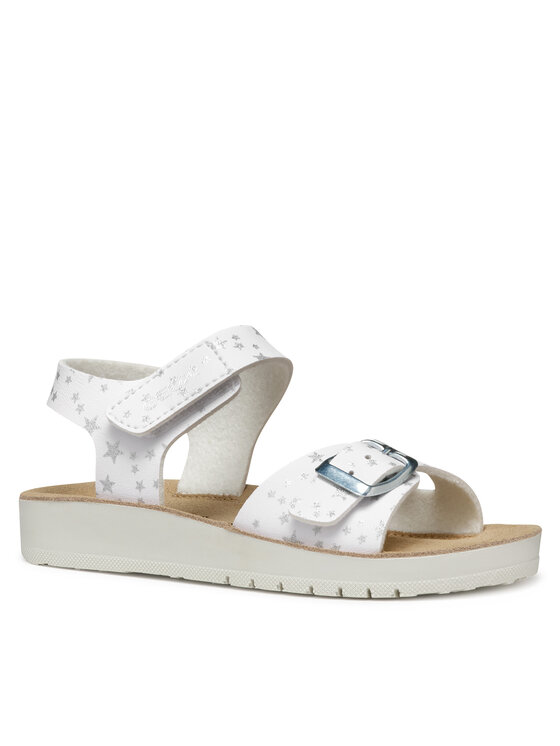 Geox Sandali Geox J Sandal Costarei Gi J15EAB 00004 C1000 M Bianco