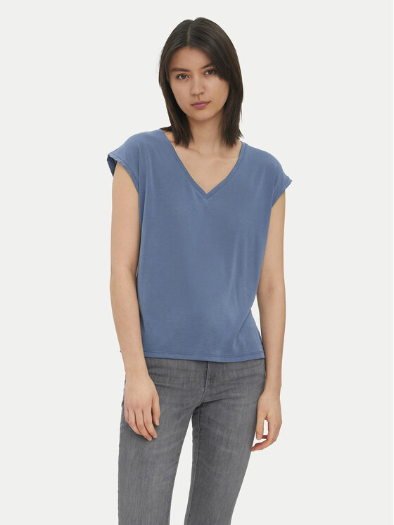 Vero Moda Vero Moda Футболка Filli 10247666 Голубий Regular Fit