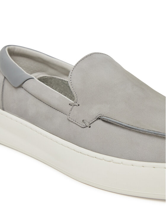 Filling Pieces Półbuty Filling Pieces Signature Loafer 79128261878 Szary