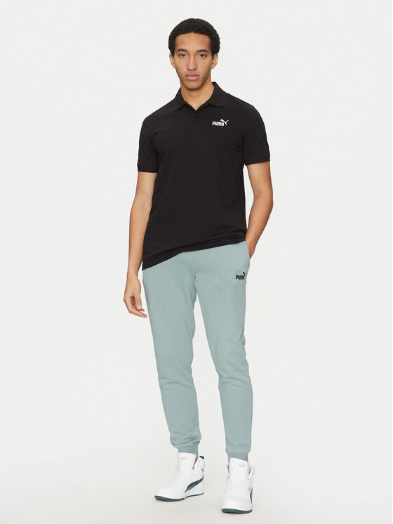 Puma Puma Поло Essentials 682552 Чорний Regular Fit