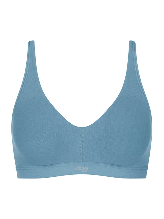 Sloggi Sloggi Бюстгралтер без кісточок Ever Ease 10219673 Голубий