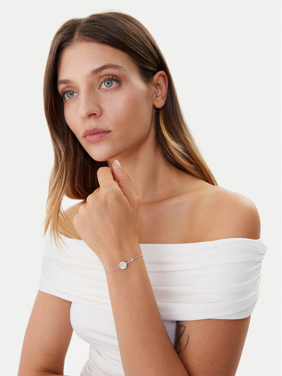 Fossil Rokassprādze Fossil Glitz Extension JFS00519040 Sudraba