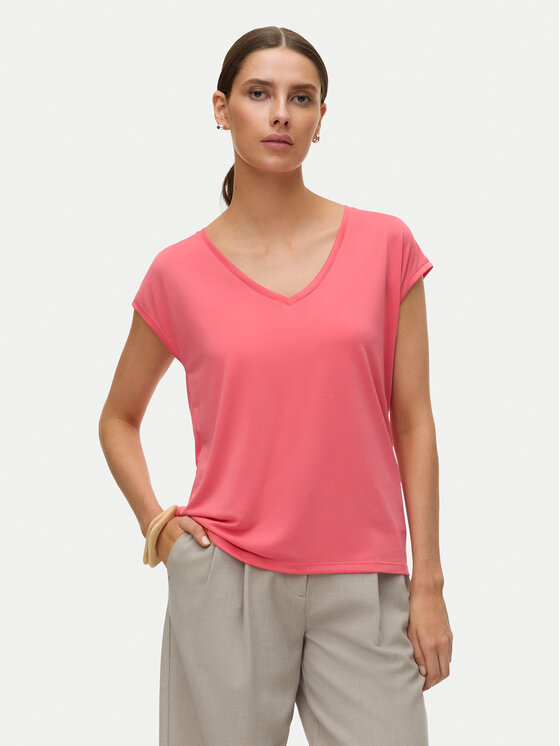Vero Moda Vero Moda Camiseta Filli 10247666 Rosa Relaxed Fit