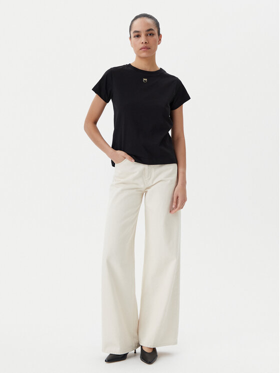 PINKO PINKO Футболка 100373 A2OG Чорний Regular Fit