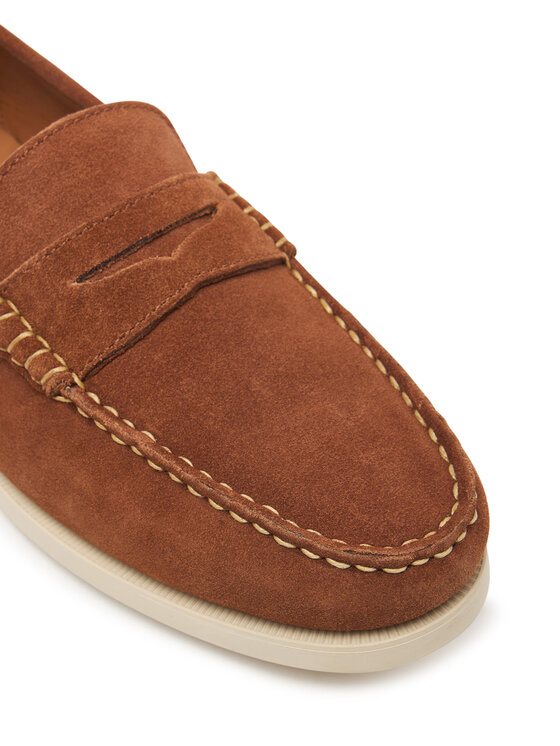 Polo Ralph Lauren Mokasyny Polo Ralph Lauren Merton Penny 803945275002 Brązowy jasny