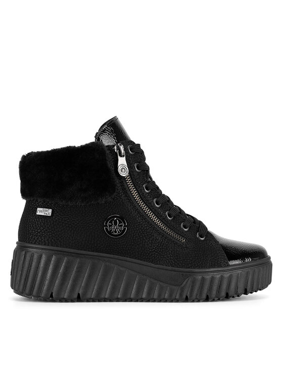 Rieker Botines planos Rieker N2505-00 Negro