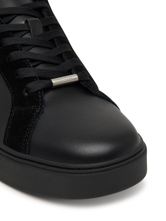 Calvin Klein Sneakers Calvin Klein Classic Cupsole Laceup Tape Lth2 YM0YM01448 Negru