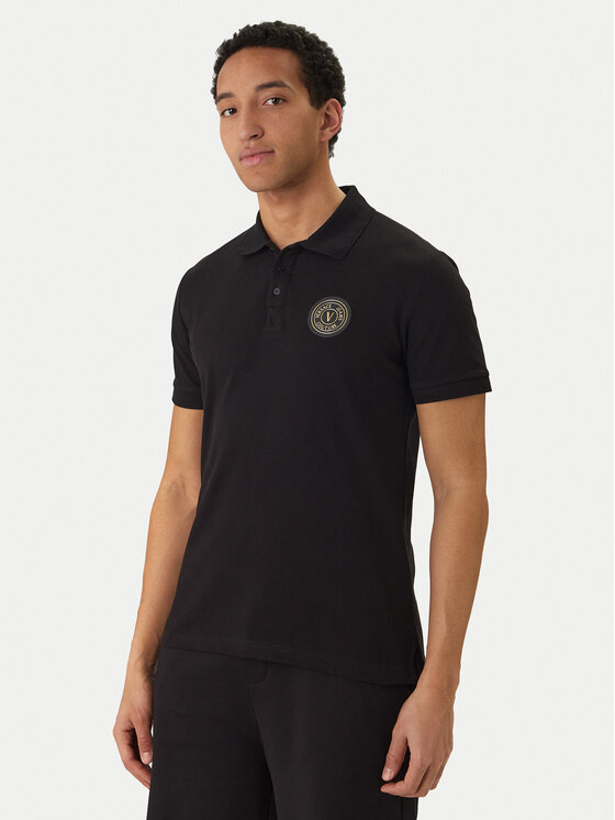 Versace Jeans Couture Versace Jeans Couture Polo 80GAGT19 CJ01T Negro Regular Fit