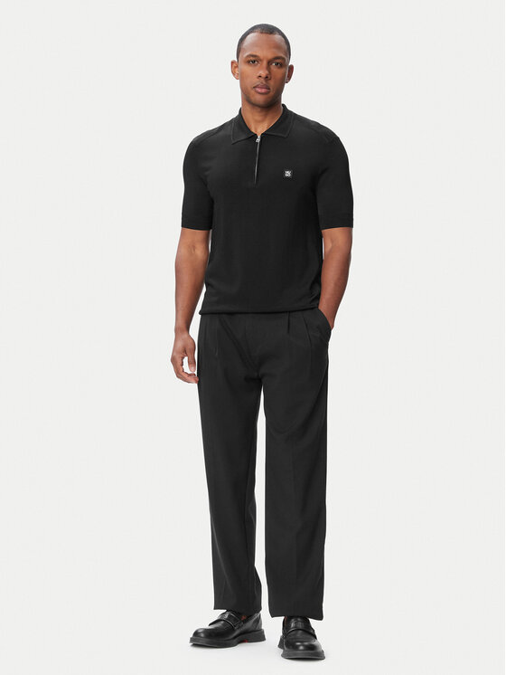 HUGO HUGO Поло Sayfong-5 50564234 Чорний Regular Fit
