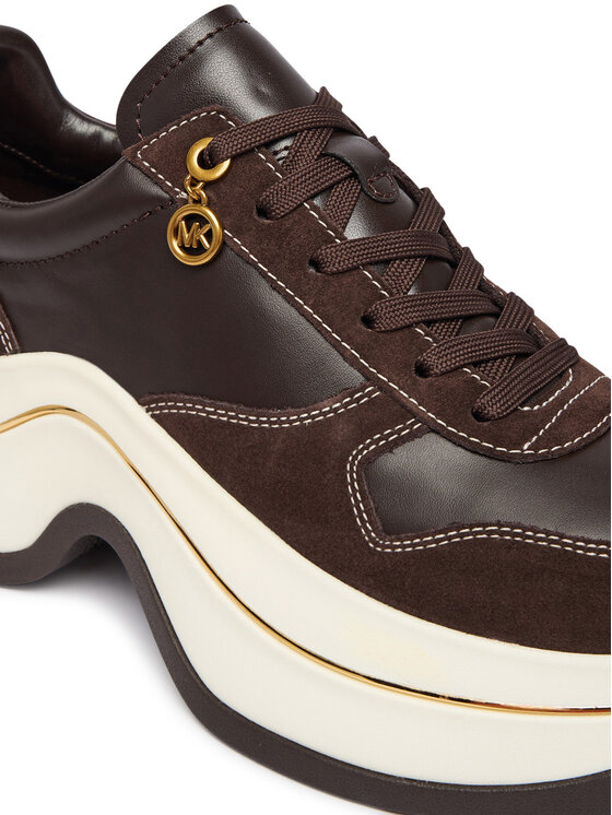 MICHAEL Michael Kors Сникърси MICHAEL Michael Kors 43F6ARFS1S Тъмнокафяв