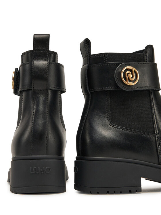 Liu Jo Kotníková obuv s elastickým prvkem Liu Jo New Nancy Eco 2-2 SA5203 PX241 Černá