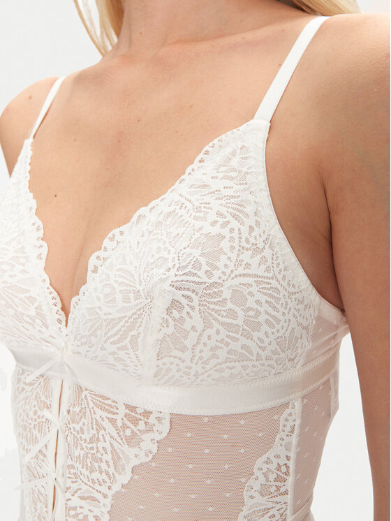 Hunkemöller Hunkemöller Body Posie 301853 Bianco