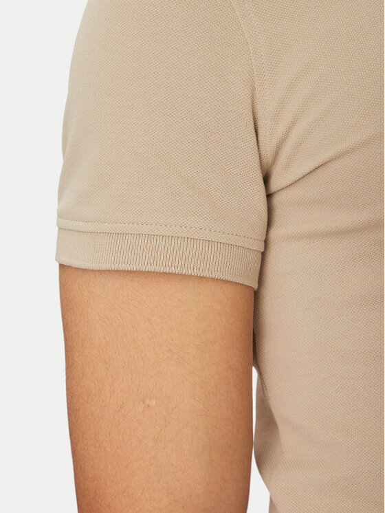Tommy Hilfiger Tommy Hilfiger Polo 1985 MW0MW17771 Bež Slim Fit