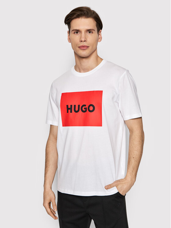 HUGO Hugo Футболка Dulive222 50467952 Білий Regular Fit