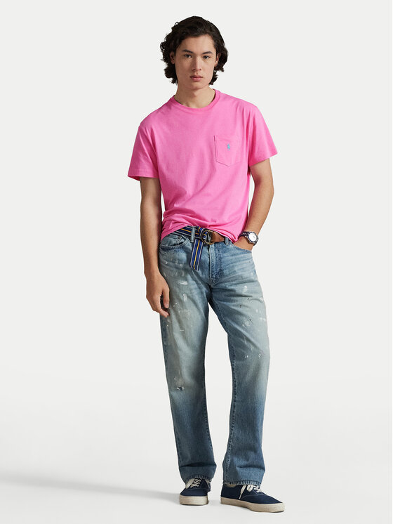 Polo Ralph Lauren Polo Ralph Lauren Camiseta 710671438511 Rosa Custom Slim Fit