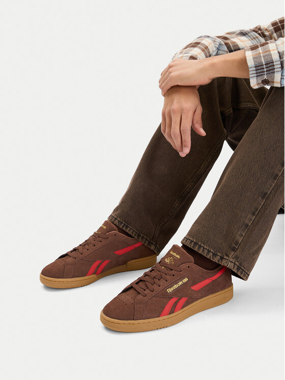 Reebok Sneakersy Reebok EO-CLUB C GROUNDS UK 100228143 Hnedá